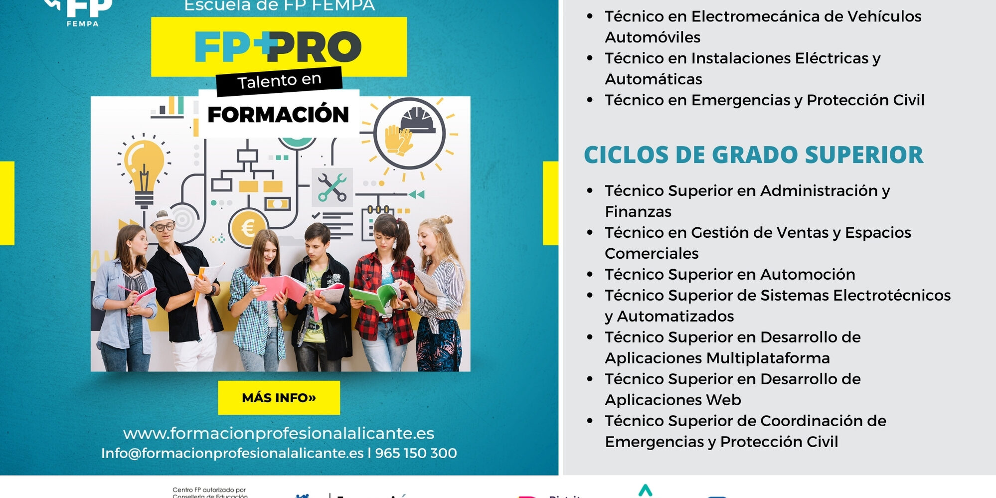 Ciclos de FP Alicante Ciclos de formación profesional en Alicante